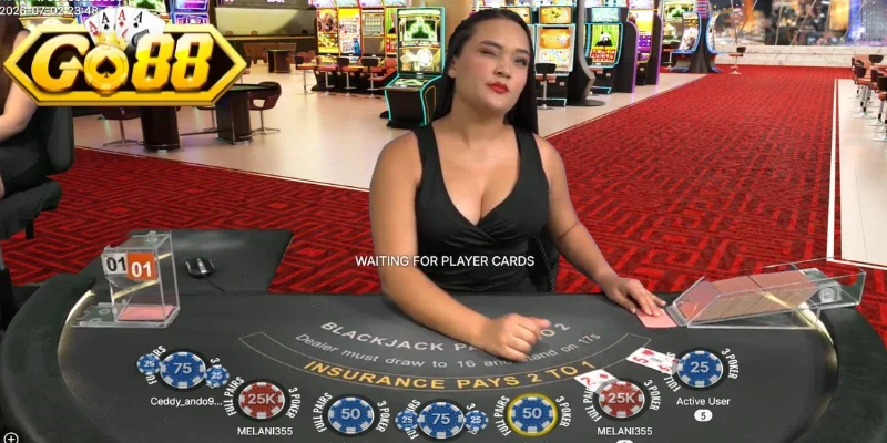 Blackjack - Live casino Go88 khó cưỡng
