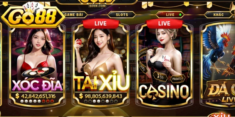 Giới thiệu sơ lược về sảnh Live Casino Go88