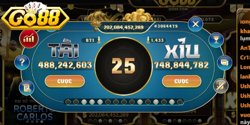 Giới thiệu sơ lược của sảnh tài xỉu Go88